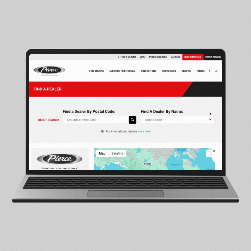 PIE interactive map PIE interactive map